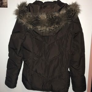 New GAP winter jacket super fluffy hood